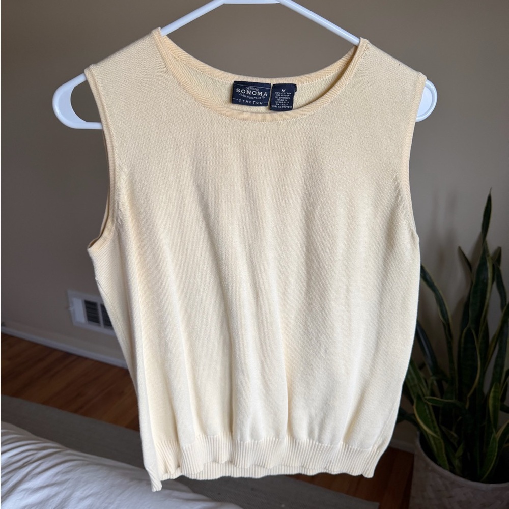 Butter Yellow Tank Top